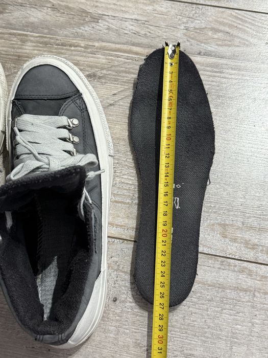 Converse skórzane wysokie trampki Skóra 41,5