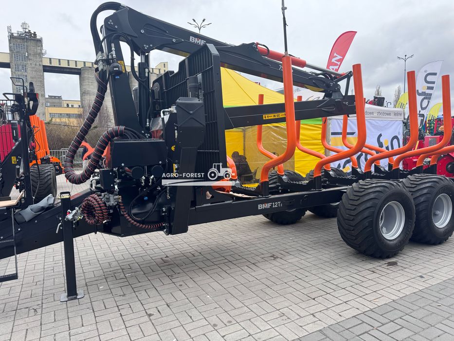 BMF Przyczepa Lesna Zrywkowa 12T2/750HP MiniJoystick Parker Mega Okazj
