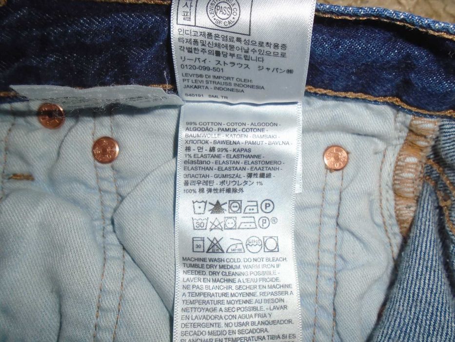 Джинсы Levis 501 USA W32 L34