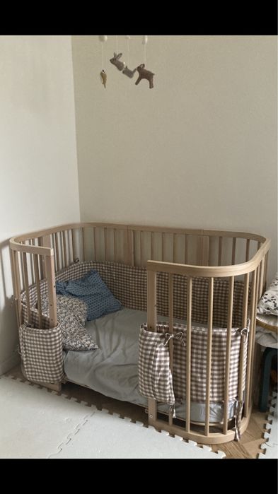 Waldin drewniane łóżeczko 7 w 1