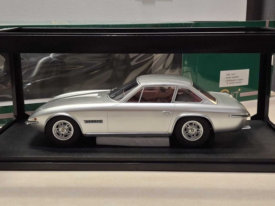 1968 Lamborghini Islero silver Cult Scale Models CML104-1 1/18
