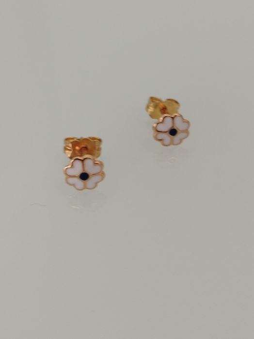 Brincos em ouro de 19,2kt