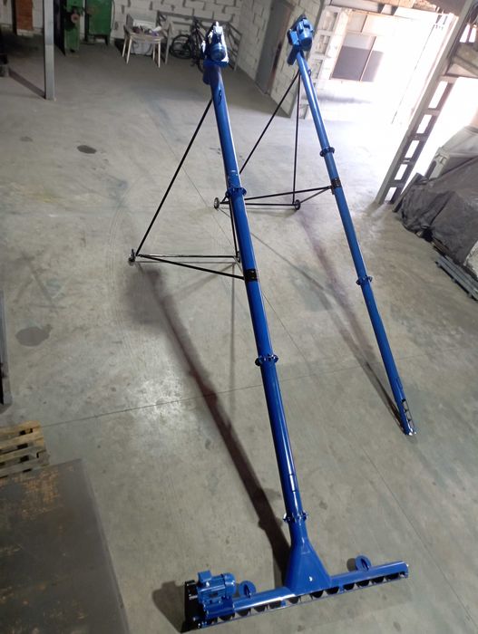 Шнековий погрузчик, гвинтовой конвеєр, шнек зерна 133мм