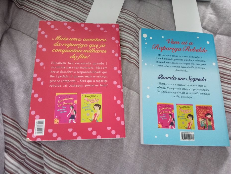 Coleção de livros a rapariga rebelde