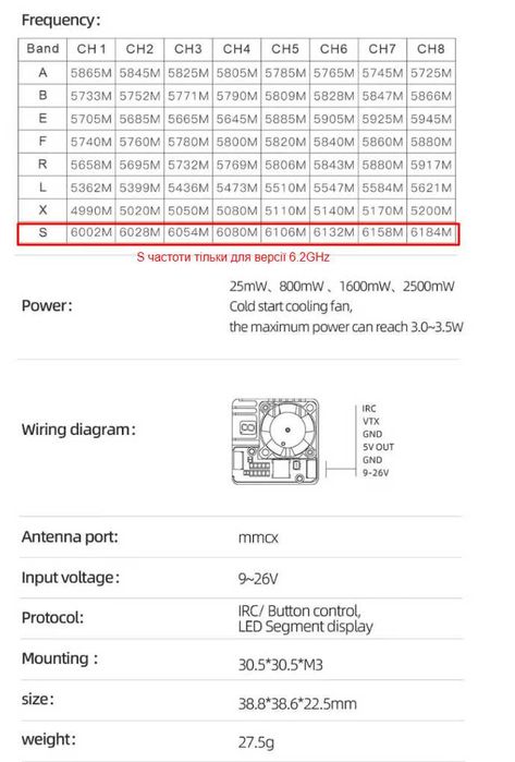 Skyzone TX2501 CNC 2.5W