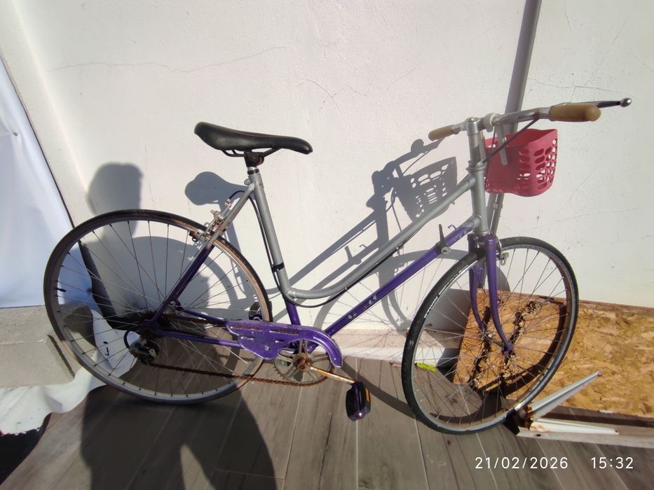 Bicicleta vintage antiga bom estado 4 velocidades