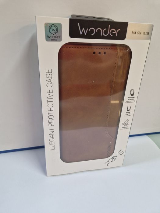 Kabura Wonder Prime do Samsung Galaxy S24 Ultra brązowa