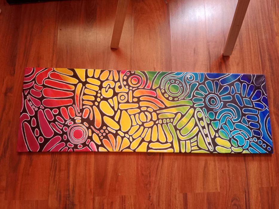 Czwarty obraz z cyklu szaleństwo kolorów