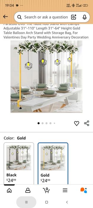 Suporte mesa com haste ajustável enfeites balões flores festividades