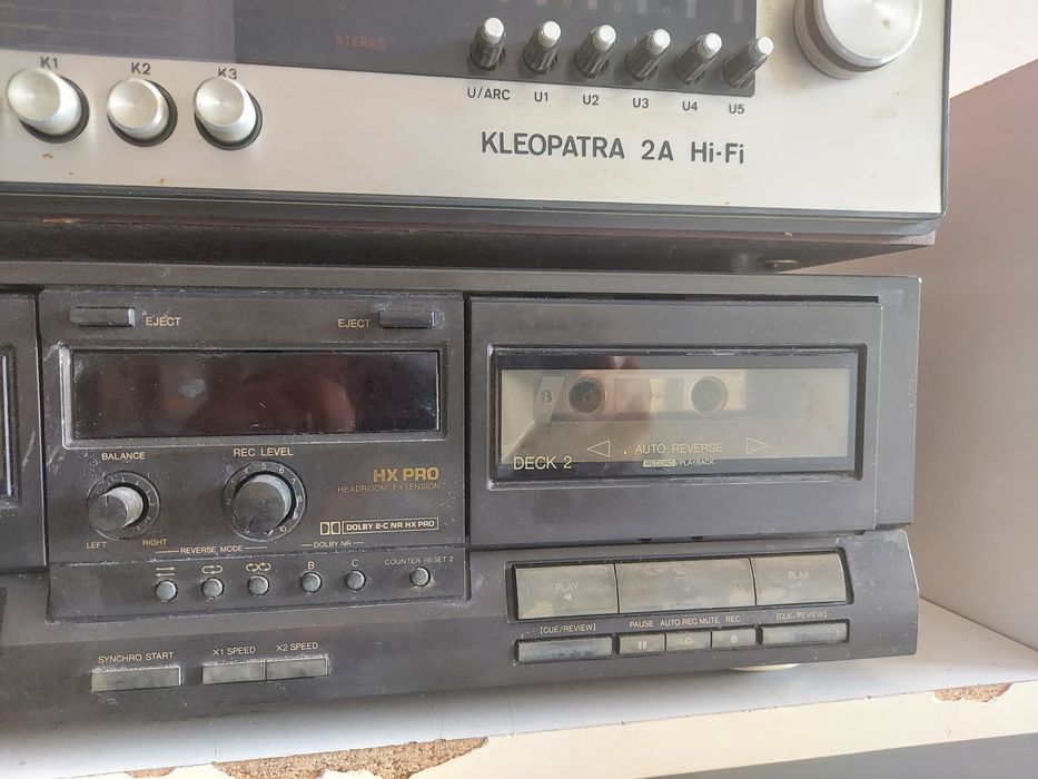 Uszkodzony magnetofon Technics RS-TR232
