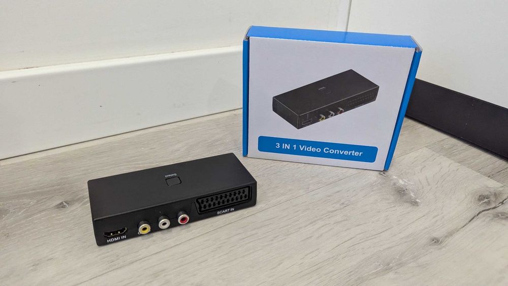 HDMI конвертер 3в1 SCART RCA в HDMI