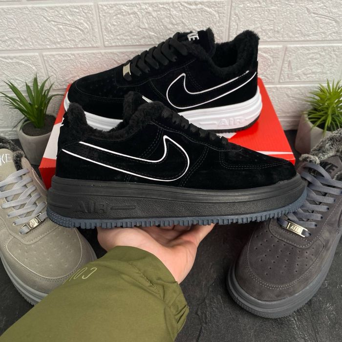 «БРАК» Кроссовки Nike Air Force Suede Winter Black 44