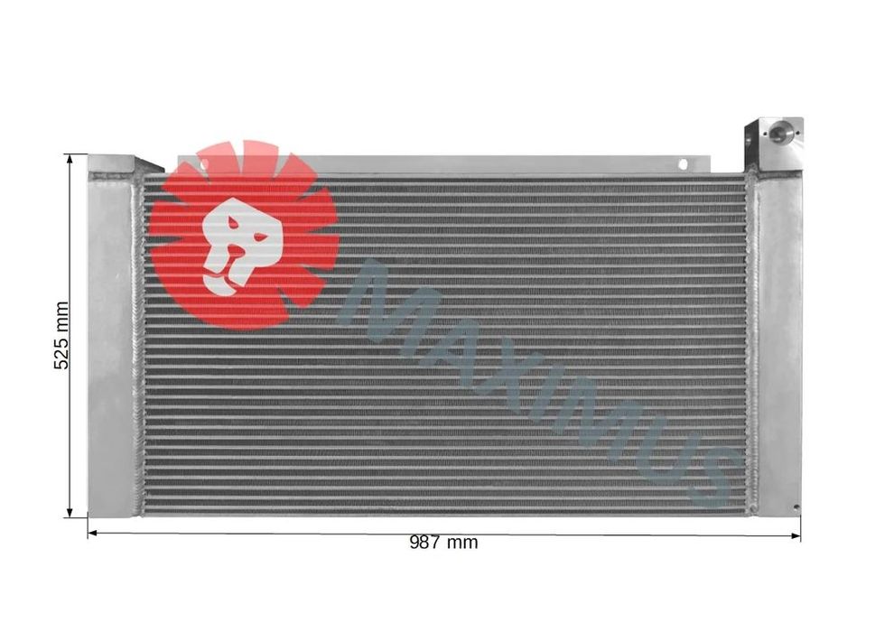Nowa chłodnica oleju KAESER CSD122 CSD102 NCP0358