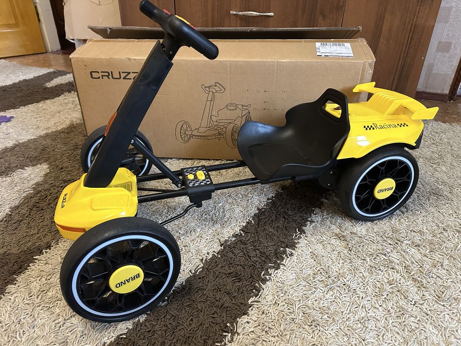 Детский электрокартинг 12V с пультом управления,2-6 лет