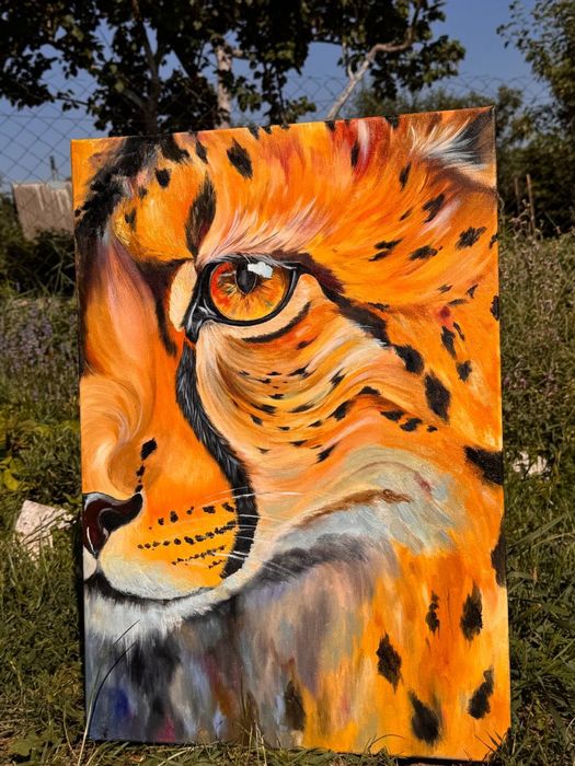 Картина інтерʼєрна Гепард « Погляд Гепарда»