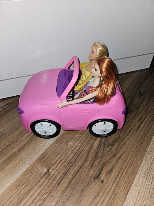 Lalki Barbie Mattel +autko
