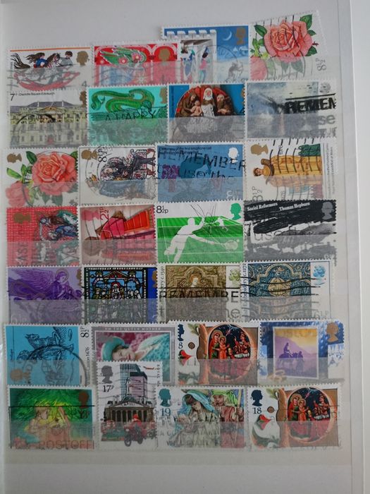 Pocztowe znaczki. Brytania