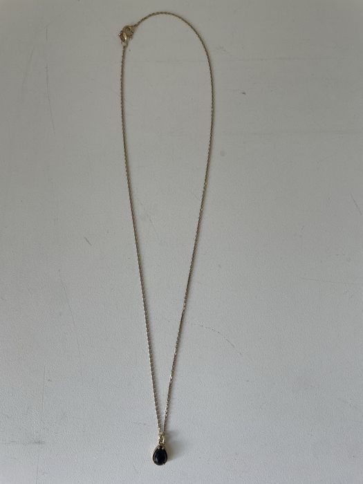 Zestaw 696 jewelry pozłacany ze Spinelem