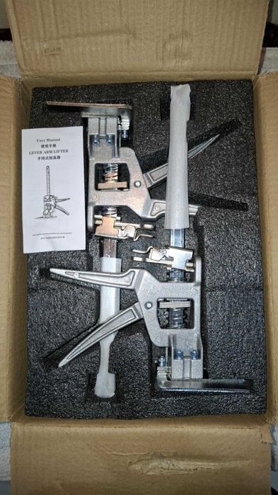 Podnośnik ręczny dźwigniowy do 400 kg (zestaw 2 szt.)