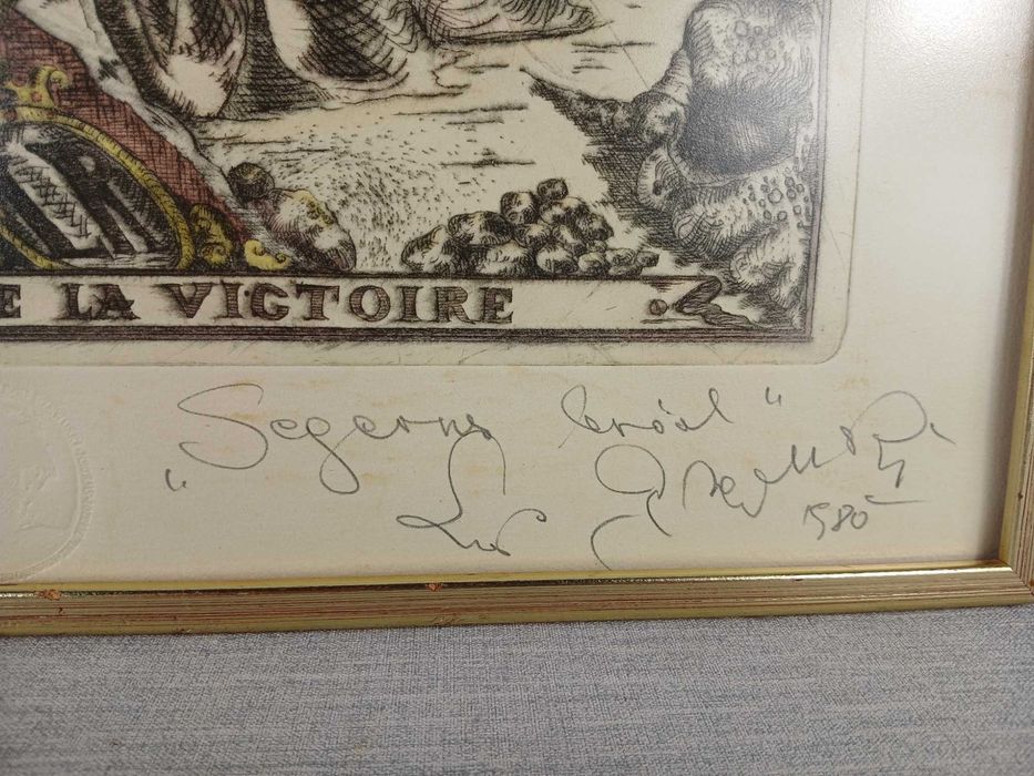 Obraz Lech Rzewuski Miedzioryt 16/300 Oryginał