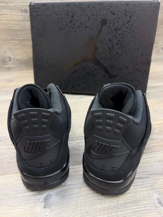 Air Jordan 4 black cat Джордани 4 чорні