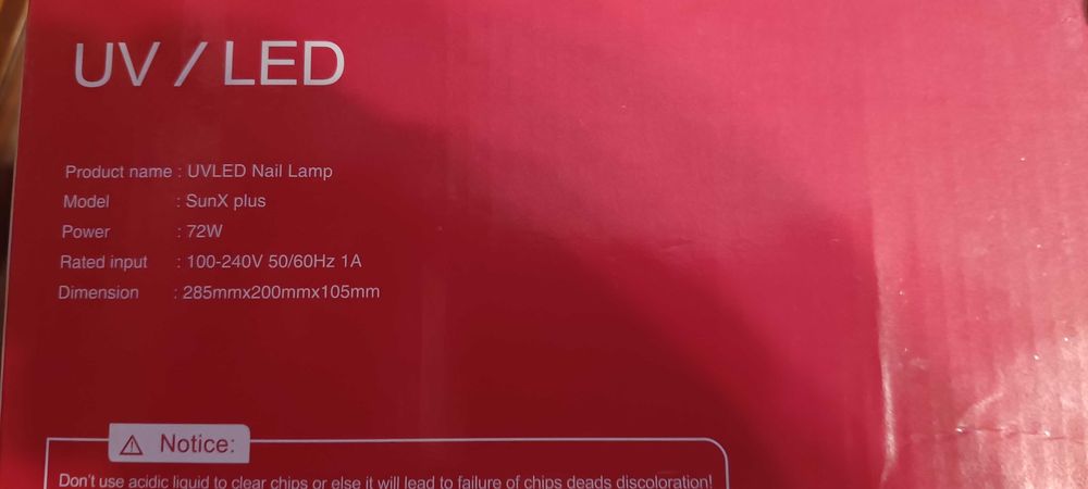 DO PAZNOKCI uv/led 2 in 1 do hybryd żeli