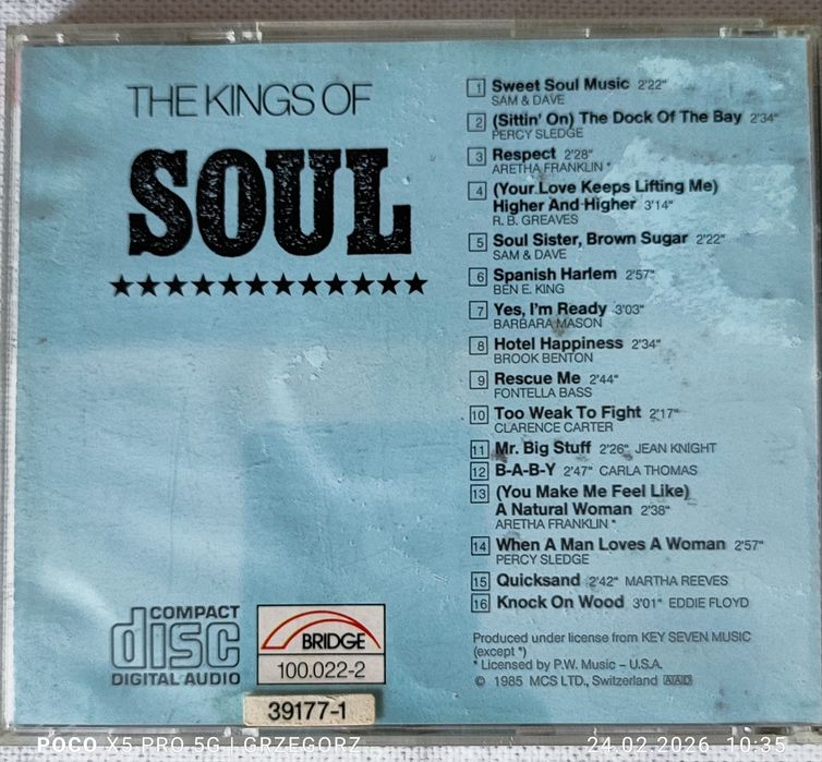The King of soul płyta CD super stan