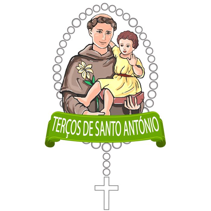 Terço branco de Nossa Senhora de Fátima  feito à mão