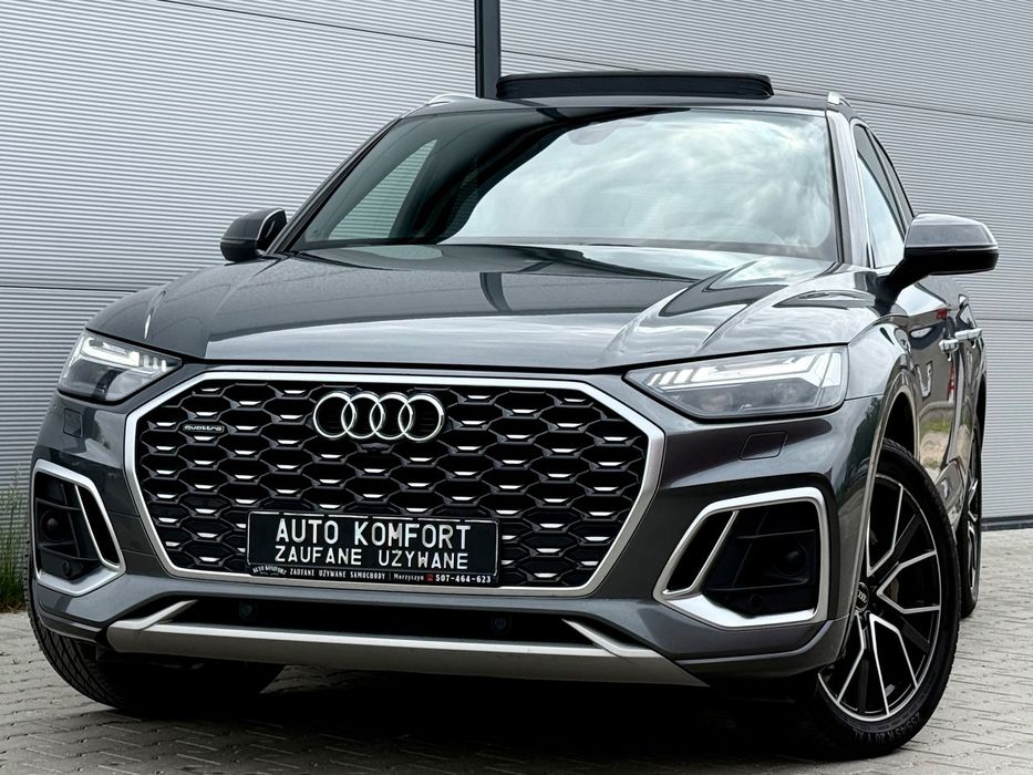 Audi Q5 Sportback S Line//Panorama//Quattro//Masaże//Skóry//Matrix//B&O