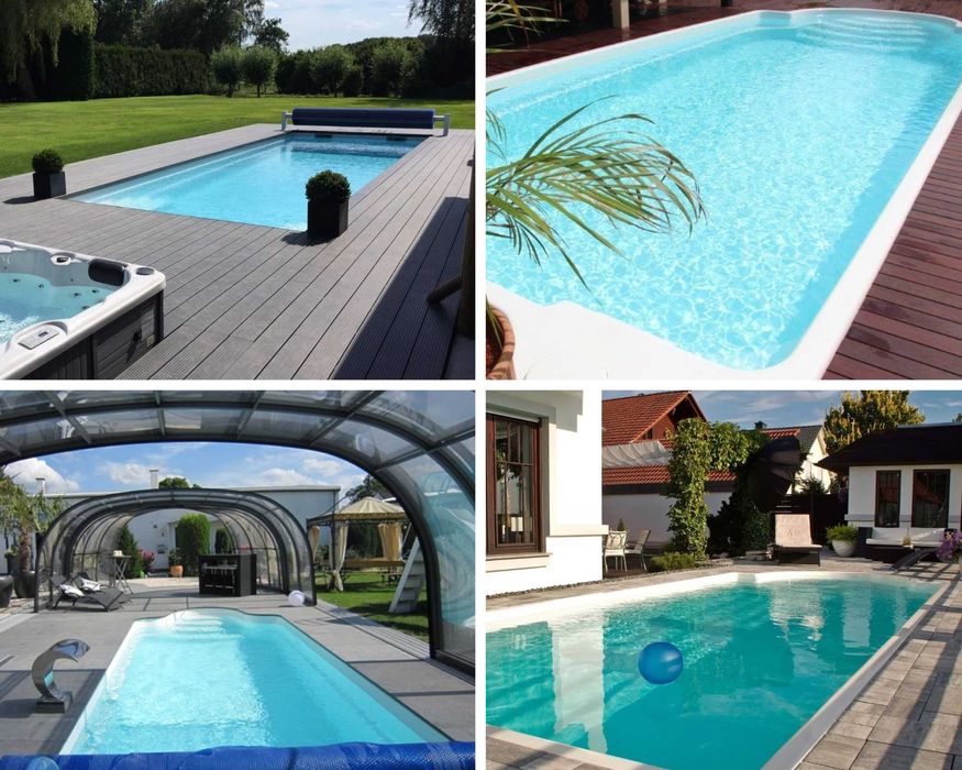 Basen 4,80 x 2,50 x 1,20 PREMIUM niebieski z laminatu PREMIUM