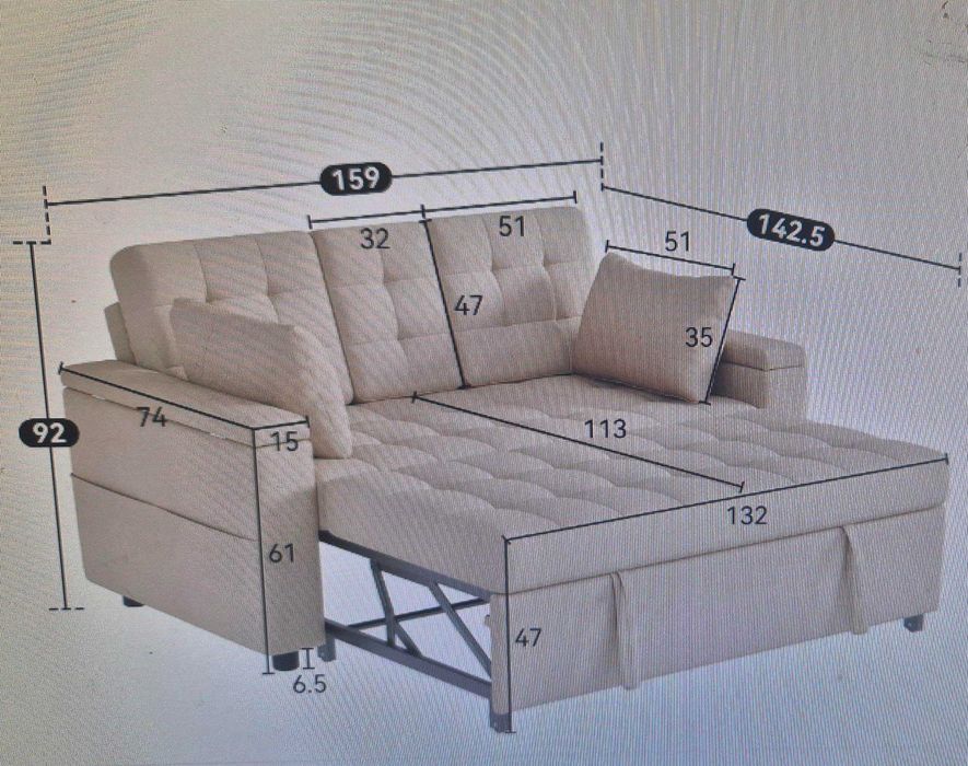 Kanapa z funkcją spania