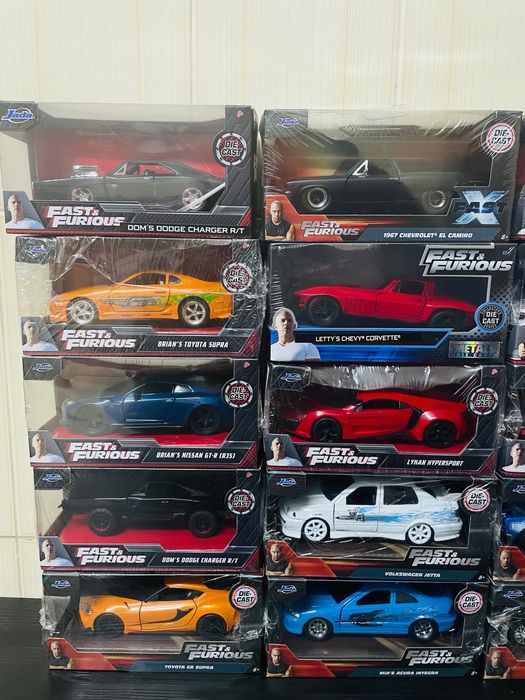 Coleção Velocidade Furiosa escala 1:32 30 carros