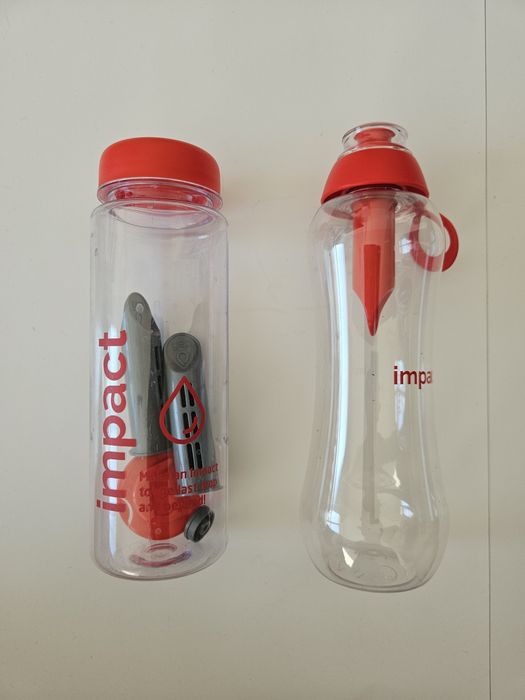 Zestaw 2 Butelek Wielorazowych Impact | Filtry Węglowe | Nowe