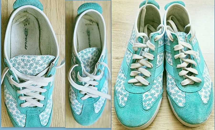 DOLCIS skórzane półbuty damskie casual style 39 stan dobry