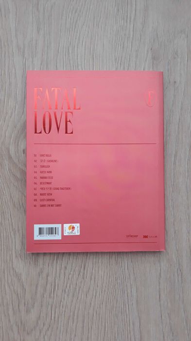 Álbum Kpop Monsta X - Fatal Love