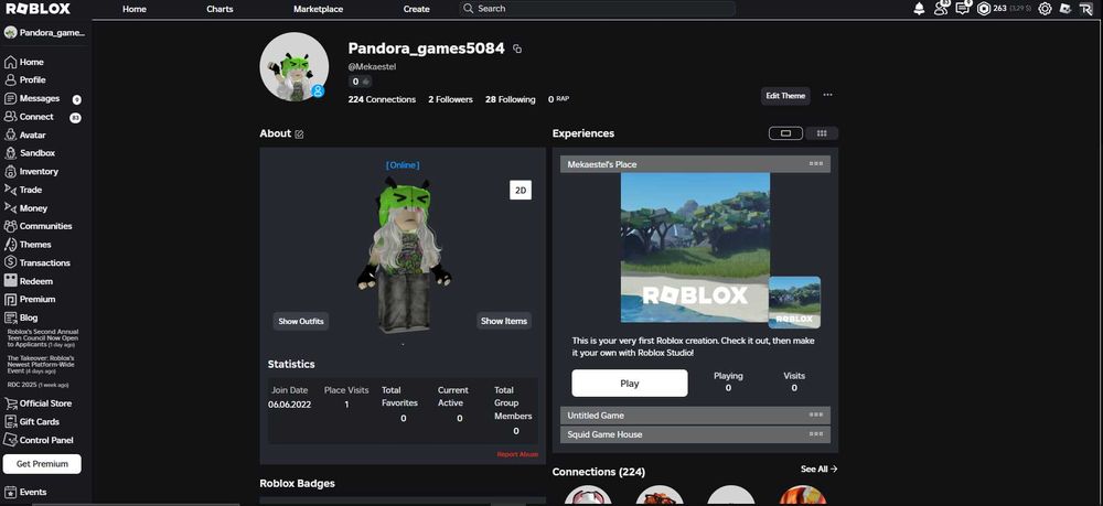 Роблокс аккаунт / Донатный +2.5к