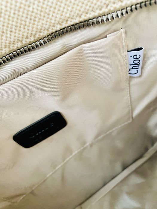 Torba do reki shopperka bezowa nowa  Chloè