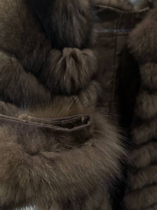 Шуба трансформер з песця