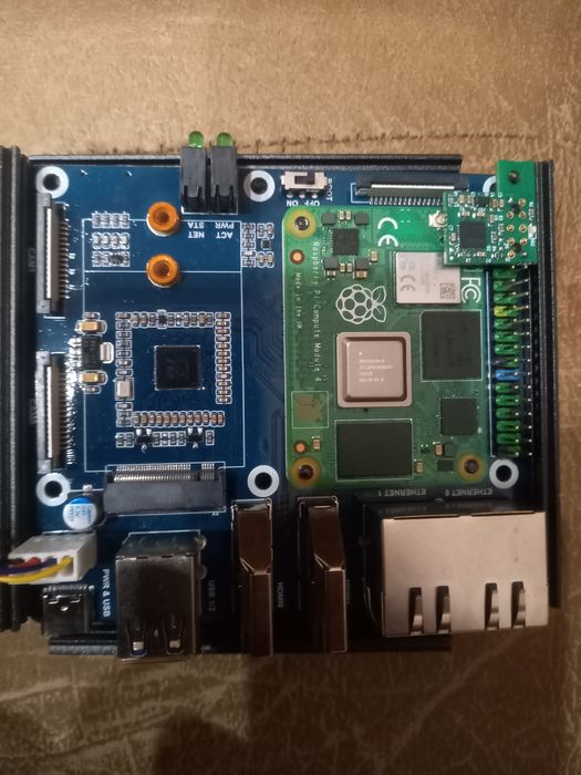 Комплект плата розширення з Raspberry Pi4 - б/у.
