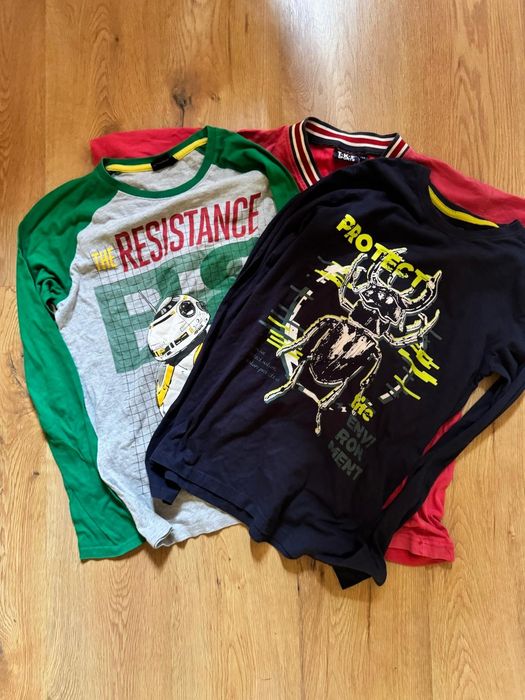 Zestaw bluzek koszulek dla chłopca. Rozmiar 164