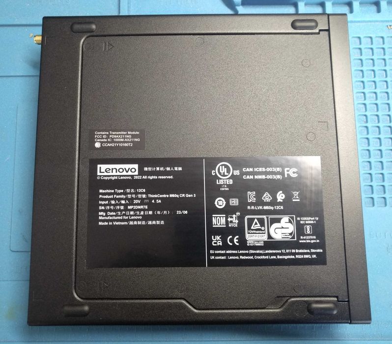 Lenovo ThinkCentre M60q Chromebox i5-1235U 8GB 128GB SSD Wi-Fi 6E