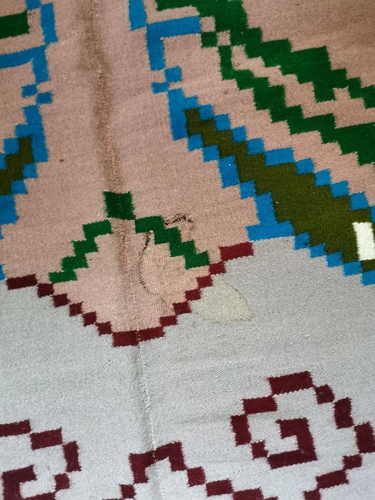 Wełniany Dywan kilim rzemiosło ludowe