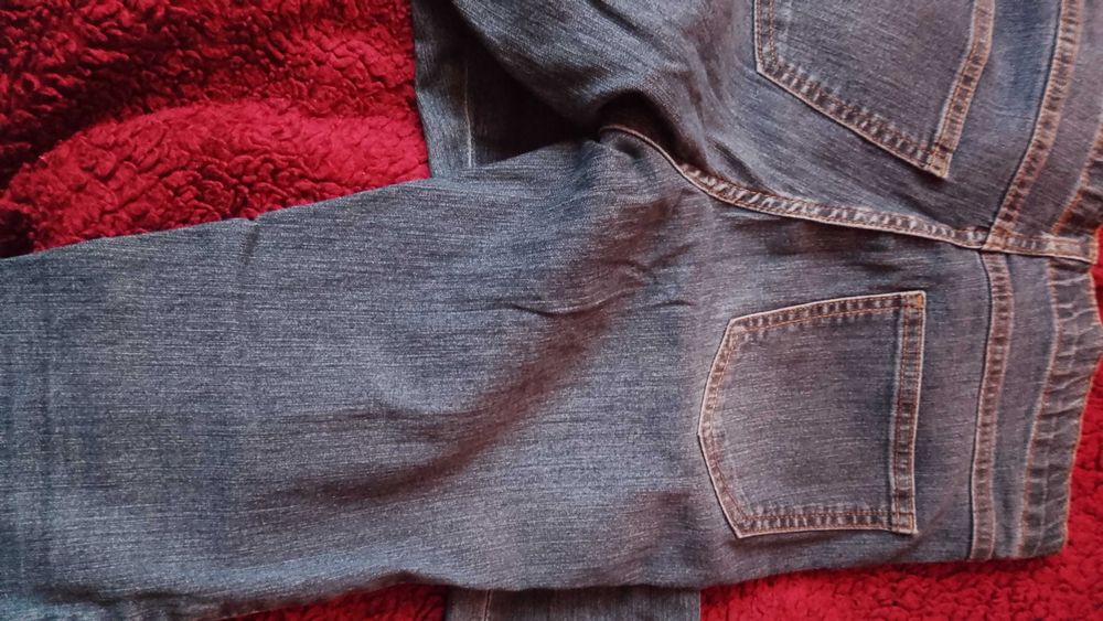 Legginsy jeansowe