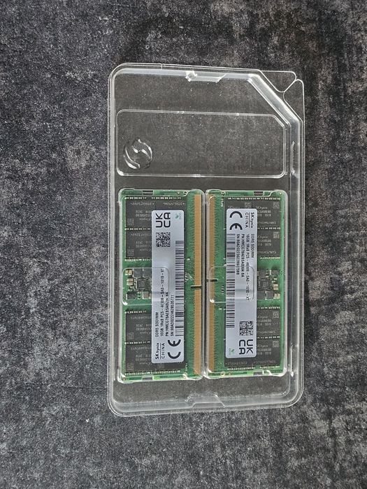 Pamięć RAM SK Hynix 32GB DDR5 4800 MHz SODIMM (2×16GB) – gwarancja