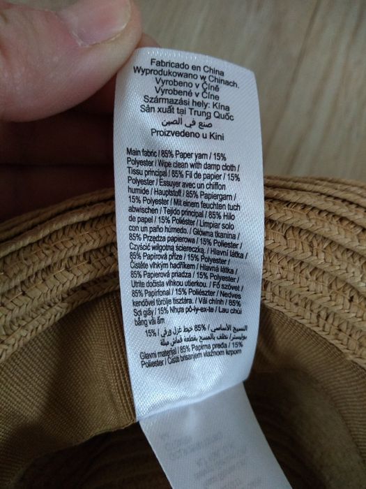 Kapelusz letni plażowy H&M