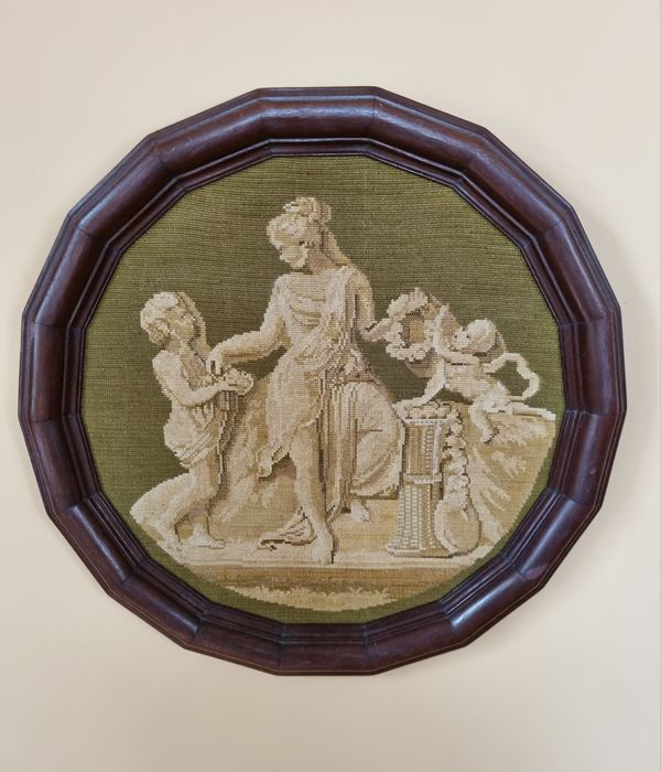 Quadro antigo moldura madeira