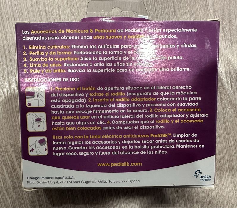 Lima elétrica PediSilk Aqualight c/ acessórios
