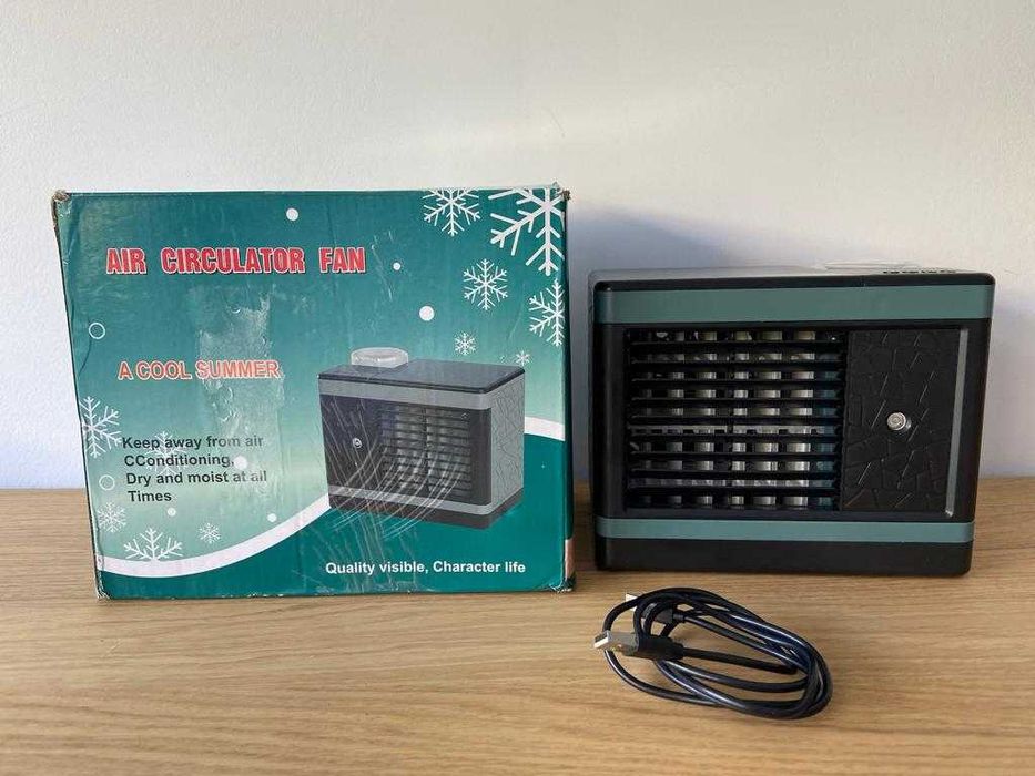 Ventoinha que faz frio com água