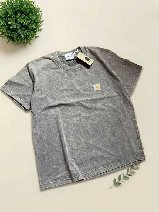 Футболка Carhartt Кархарт сіра футболка Carhartt T-shirt