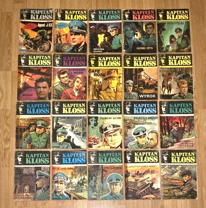 20 x Kapitan KLOSS. 1 wydania. Komplet